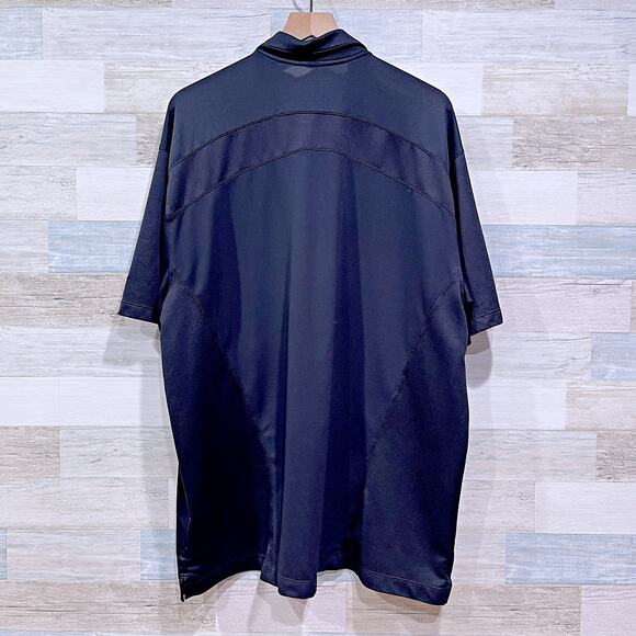 Nike GOLF Pebble Beach Golf Links Performance Polo Shirt Black Mens XXL 2XL - Picture 4 of 8